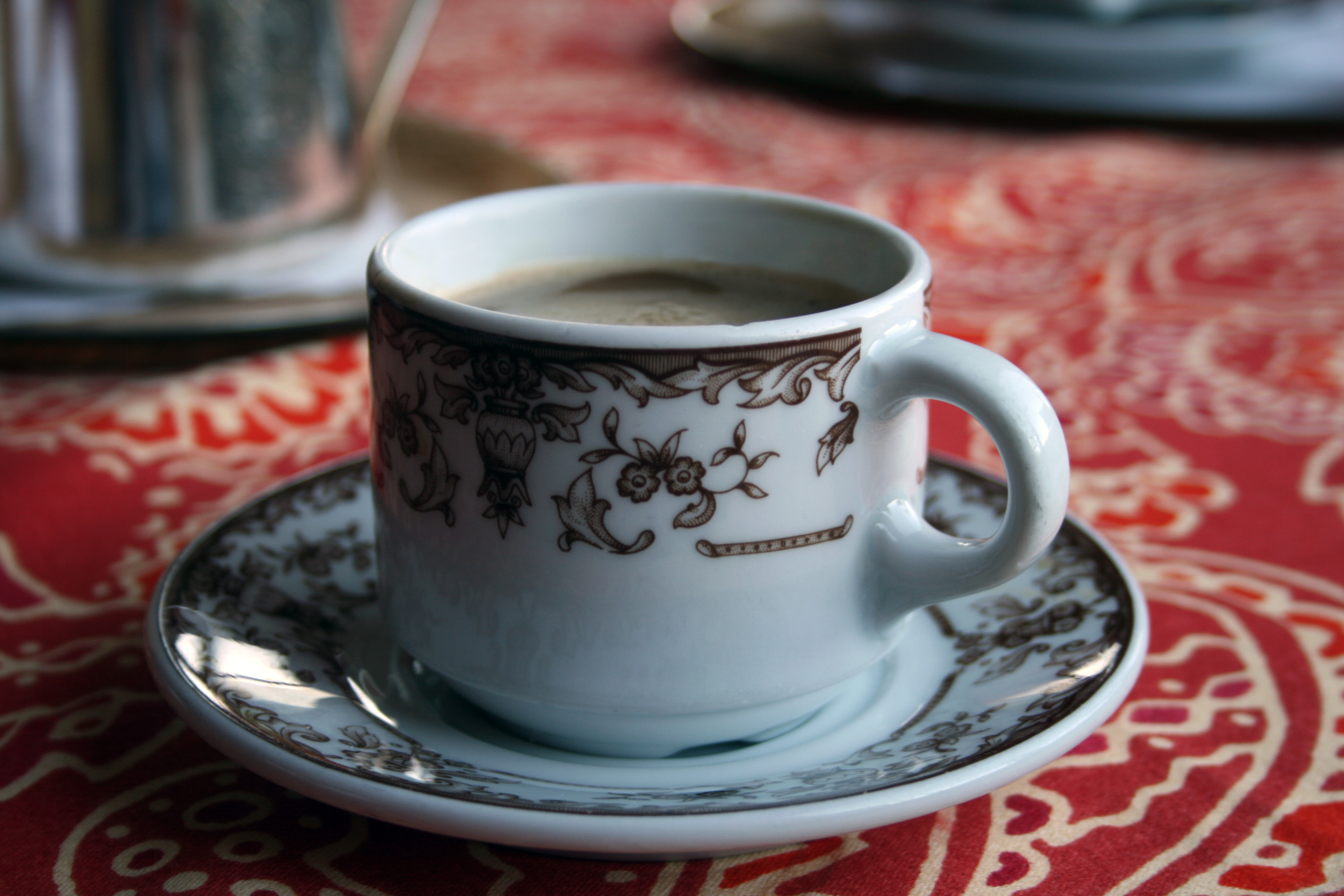 Coffee at the Gleitscherblik Goldern, Switzerland