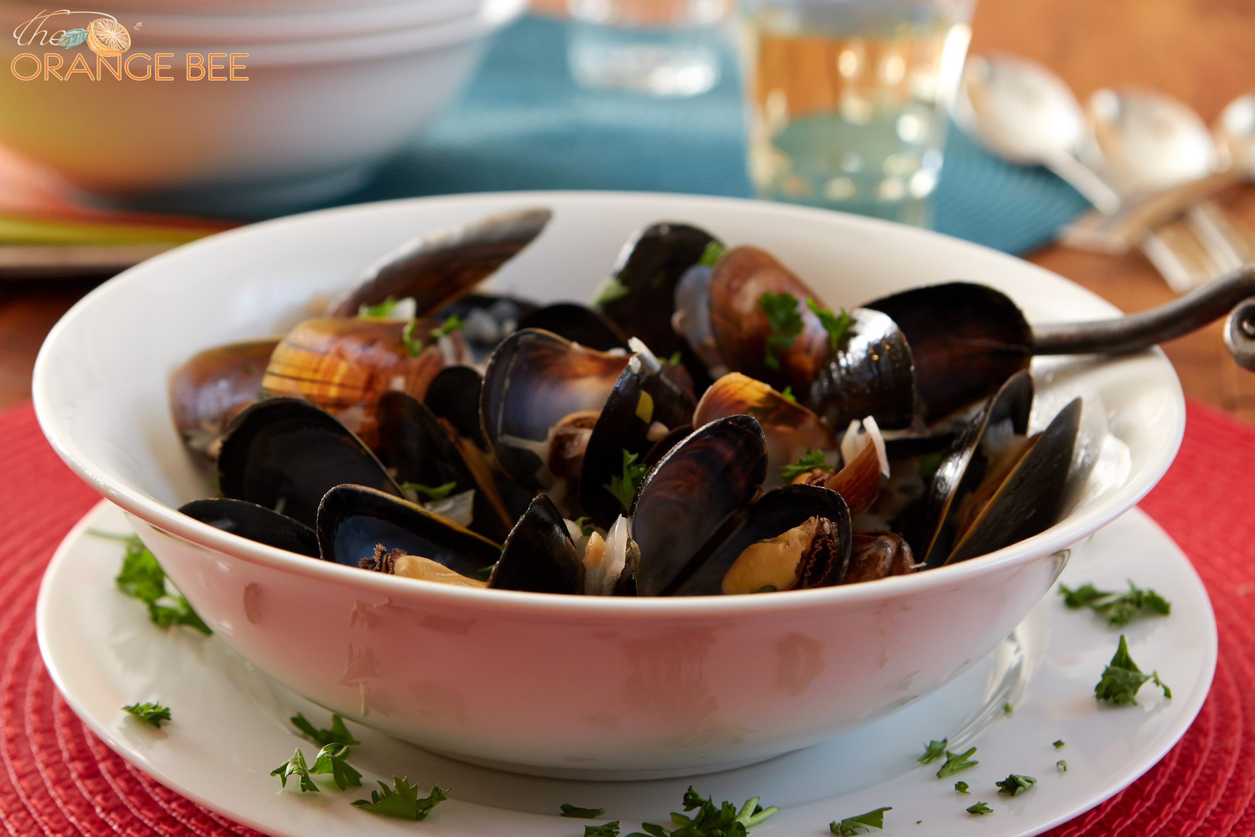 Mussels In White Wine For Two