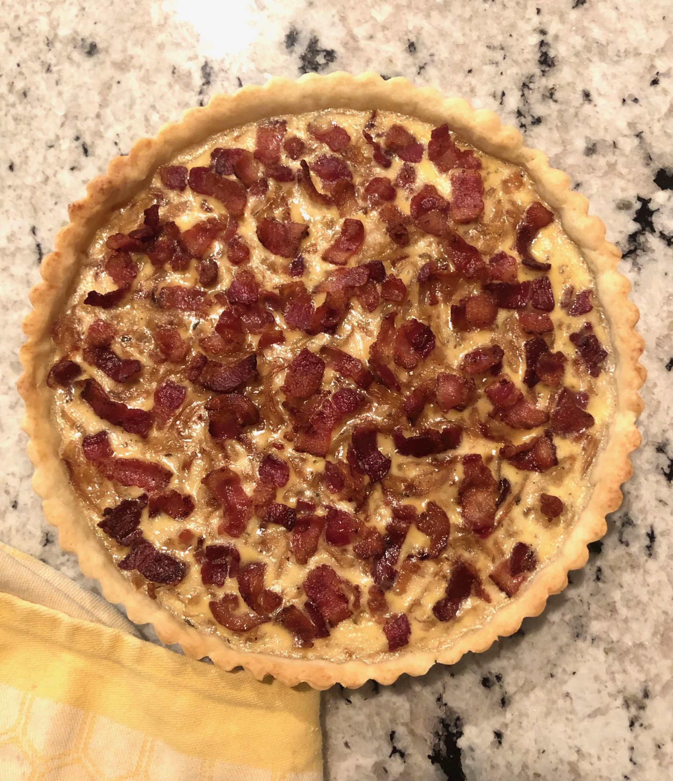 French Onion and Bacon Tart Ahhhhhmazing